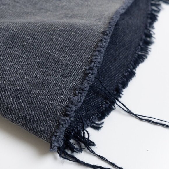 Citizen Of Humanity Camilla Frayed Hem Ripped Shorts Karma Gray Denim Jorts - Picture 12 of 16